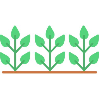 bitki simgesi vektör illüstrasyonu