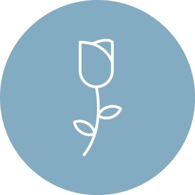 çiçek simgesi vektör illüstrasyonu