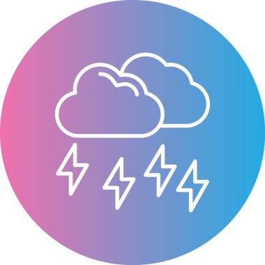 Bulut simgesinin vektör illüstrasyonu