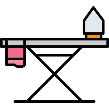 Barbekü. Web simgesi basit illüstrasyon