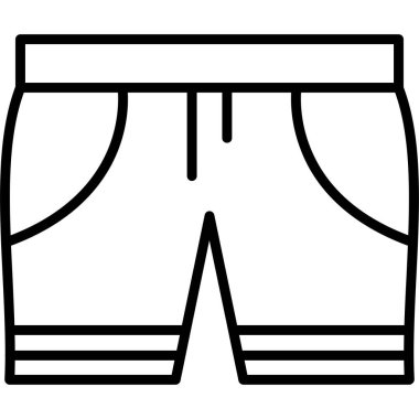 Pantolon. Web simgesi basit tasarım