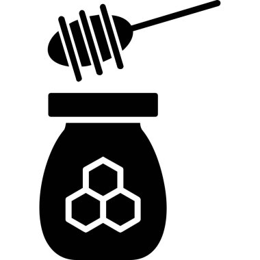 Bal kavanozu simgesi, basit tarzı