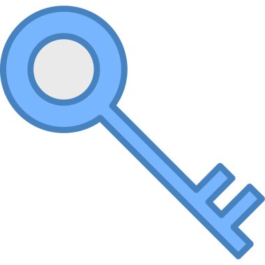 anahtar simge vektörü. resimleme tasarımı