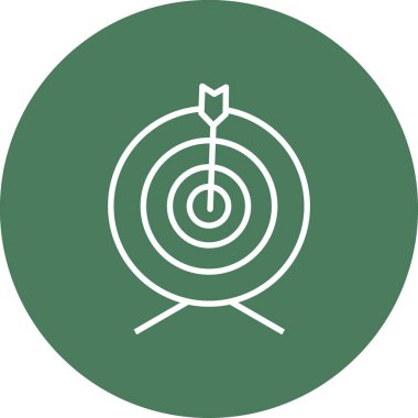 hedef simge vektör illüstrasyonu