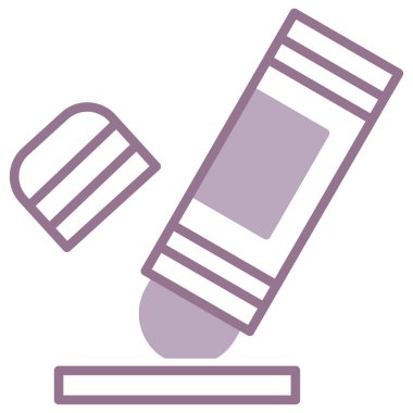 Test tüpü simgesi. Web için tüp vektör simgelerinin özet çizimi