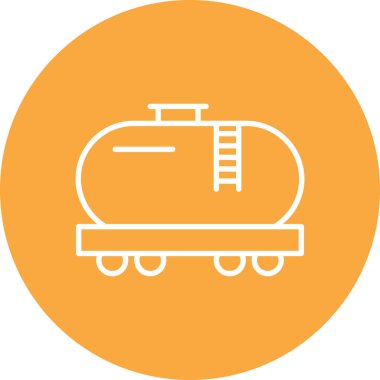 tren. Web simgesi basit illüstrasyon