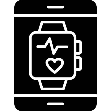 akıllı saat vektör simgesi
