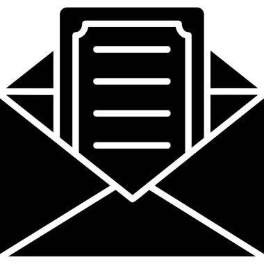 e- posta zarfı simgesi, basit biçim