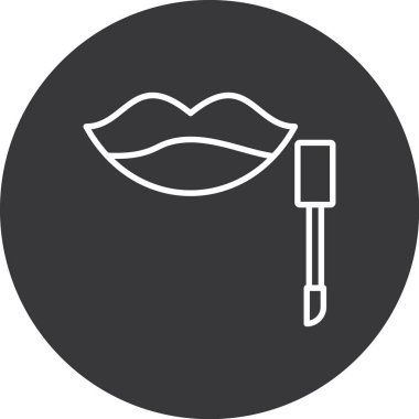 Dişi dudakların vektör çizimi