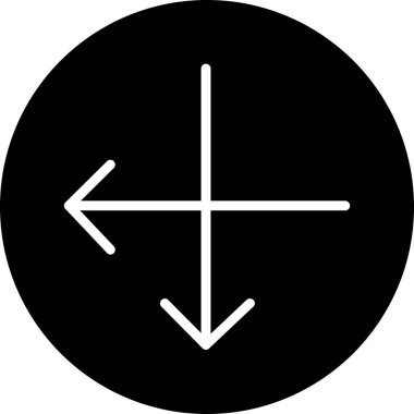 Yönlendirme simgesi soyut bir grupta izole edildi