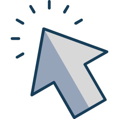 ok simgesi vektör illüstrasyonu