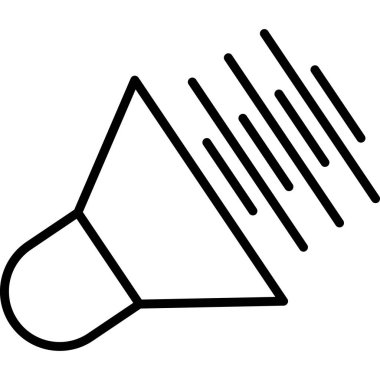 megafon simgesi, basit tasarım