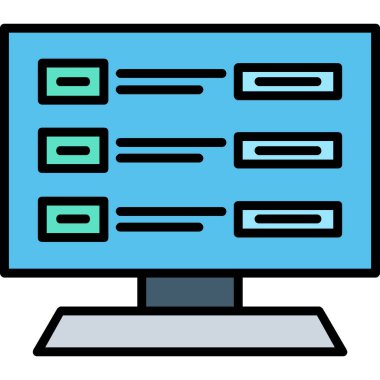 Sunucu bilgisayar simgesi, özet biçimi