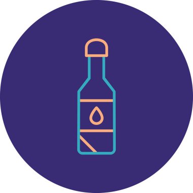 şişe simgesi vektör illüstrasyonu