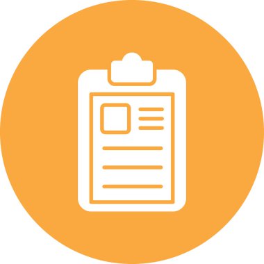 Belge simgesinin vektör illüstrasyonu