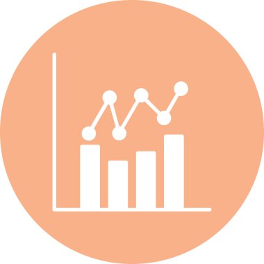 İş simgesi finans simgesinin vektör illüstrasyonu