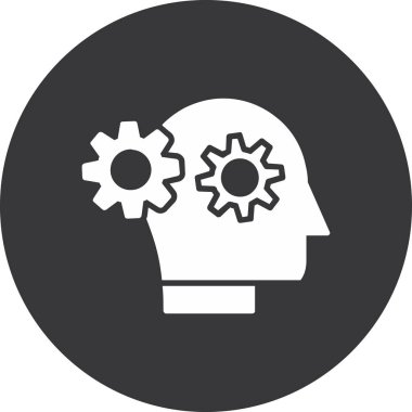 Vektör Beyin simgesi illüstrasyonu