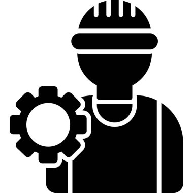 Taslak biçiminde inşaat mühendisi simgesi