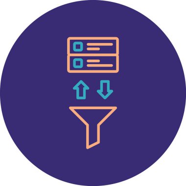 seo modern simgesinin vektör illüstrasyonu