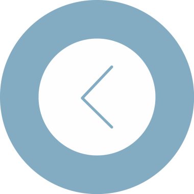 Saat Simgesi Soyut Arkaplanda İzole Edildi