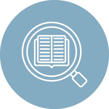 Arama simgesinin vektör illüstrasyonu