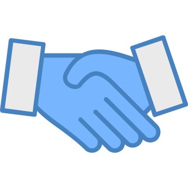 El sıkışma simgesi vektör illüstrasyonu