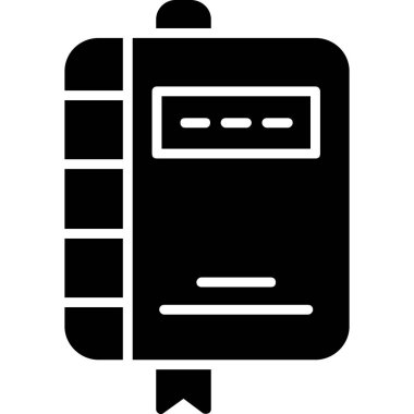 Kitap. Web simgesi basit illüstrasyon