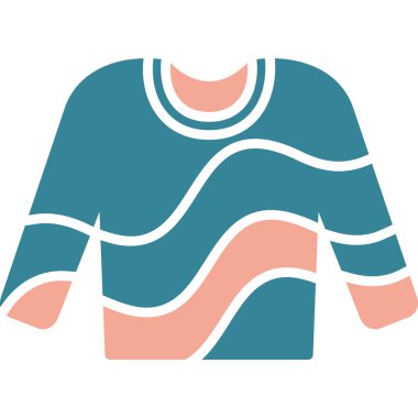 giysi web simgesi basit illüstrasyon