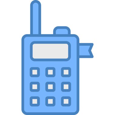 Hesap makinesi. Web simgesi vektör illüstrasyonu