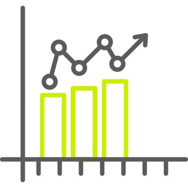 grafik ikonu vektör illüstrasyonu