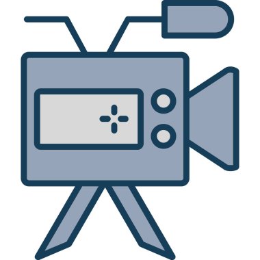 video kamera vektör simgesi