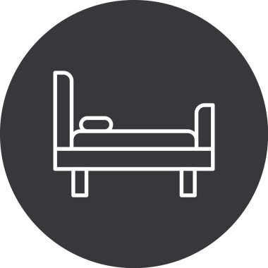 Kanepe. Web simgesi basit illüstrasyon