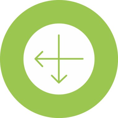 ok yönü simgesi ana hat biçiminde