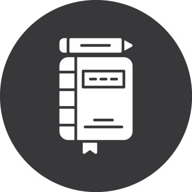 kitap simgesi vektör illüstrasyonu