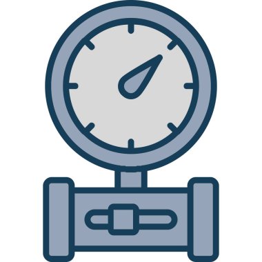 Ölçer. Web simgesi basit tasarım