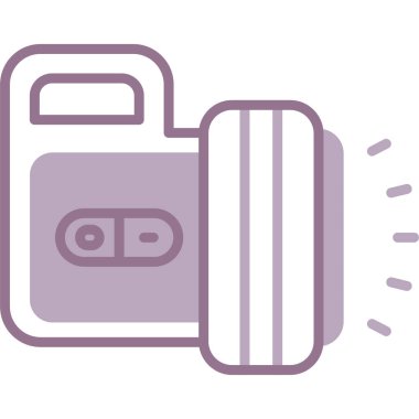 Kamera. Web simgesi basit illüstrasyon