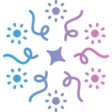 Kanser web simgesi, basit vektör illüstrasyonu