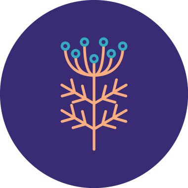 Ağaç simgesinin vektör illüstrasyonu