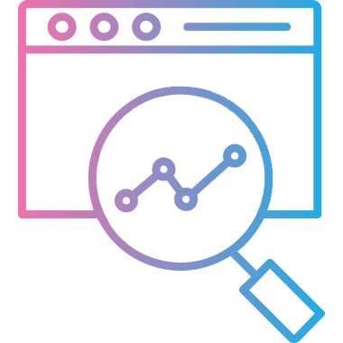 Ara. Web simgesi vektör illüstrasyonu