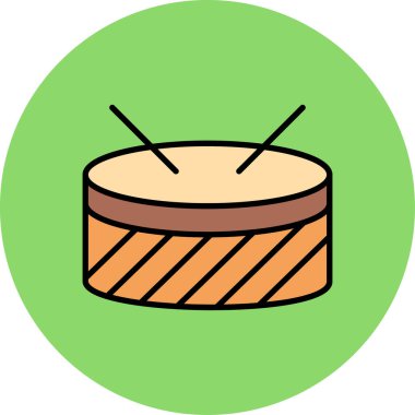 Ahşap simge vektör çizim