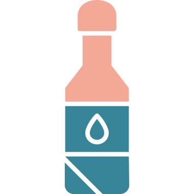 Şişe. Web simgesi basit illüstrasyon