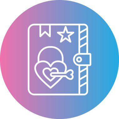 Bir kalbin vektör illüstrasyonu