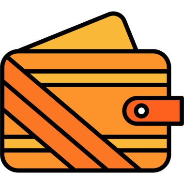 klasör simgesi. Web için dizin vektör simgelerinin özet çizimi