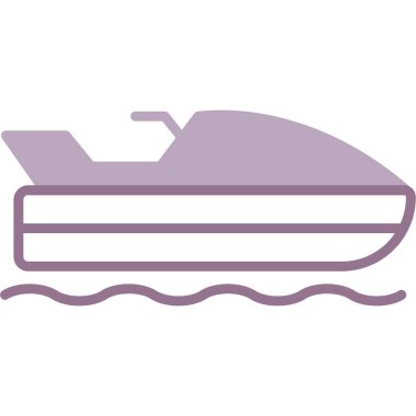 Tekne. Web simgesi basit illüstrasyon