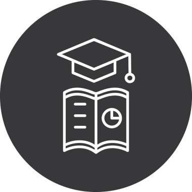 Kitap. Web simgesi basit illüstrasyon