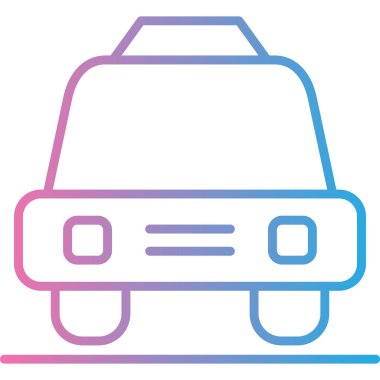 - Araba. Web simgesi basit illüstrasyon