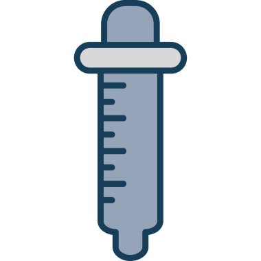 tıbbi termometre ikon vektör çizimi