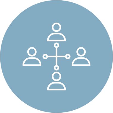 İş ve finans simgesinin vektör illüstrasyonu