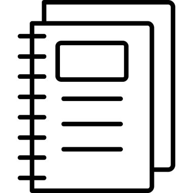 belge simgesi vektör illüstrasyonu