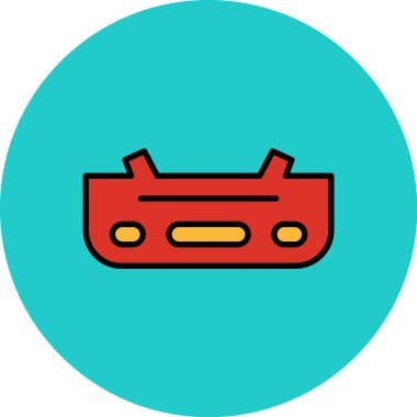 Modern b 'nin vektör illüstrasyonu eksik simgesi